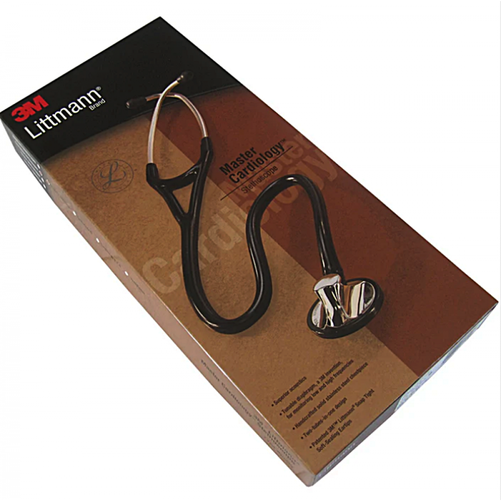 Καρδιολογικό Στηθοσκόπιο Littmann® Master Cardiology Υψηλής Ακουστικής Ευαισθησίας. Μαύρο. 2160. 