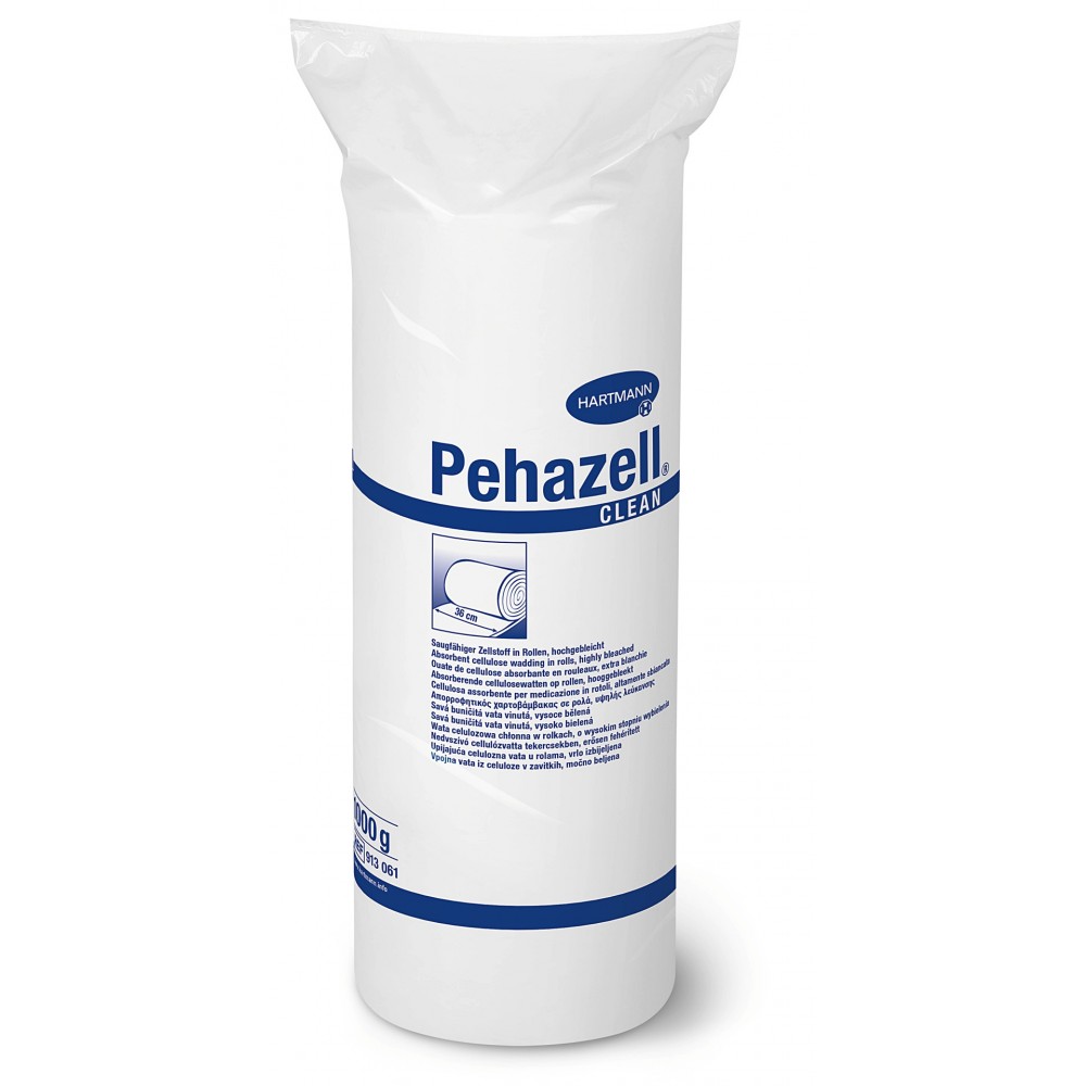 Pehazell® Clean Ρολό Χαρτοβάμβακα Υψηλής Λεύκανσης. Πλάτος 36cm. 1000gr. 1Ρολό. 9130610.   