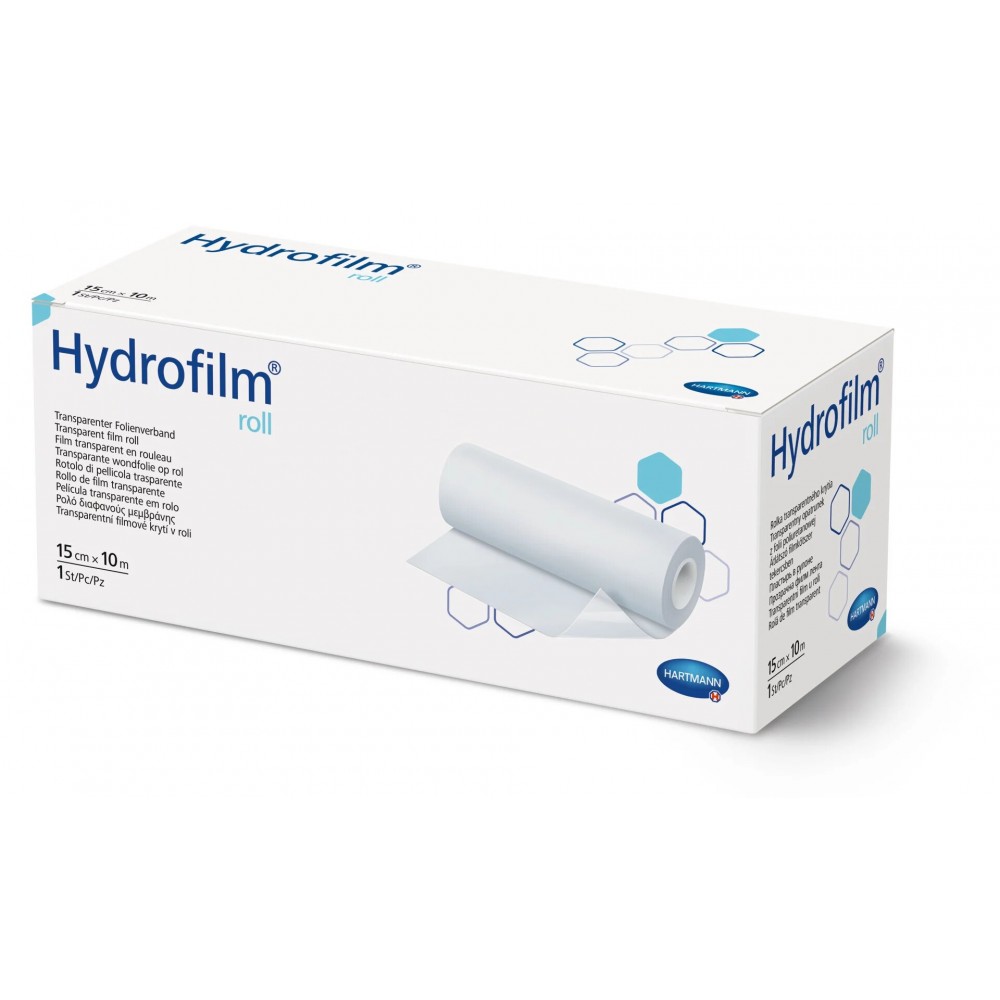 Hydrofilm® Roll Αδιάβροχη Διαφανής Ταινία Στερέωσης Επιθεμάτων Τραύματος. 10m x 15cm. 1Τεμάχιο. 6857931.