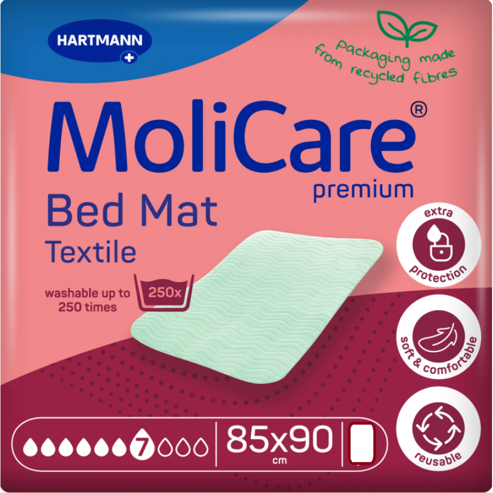 Επαναχρησιμοποιούμενο Υποσέντονο MoliCare® Premium Bed Mat 7 Σταγόνων. 85X90cm. 10Τεμάχια.