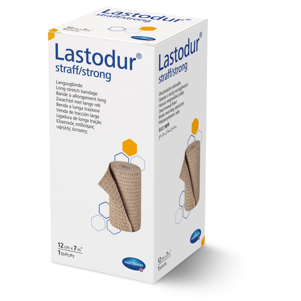 Lastodur® Strong Συμπιεστικός Επίδεσμος Υψηλής Έκτασης 180%. 7m x 12cm. 1Τεμάχιο. 9316666.