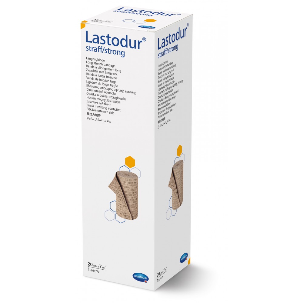 Lastodur® Strong Συμπιεστικός Επίδεσμος Υψηλής Έκτασης 180%. 7m x 20cm. 1Τεμάχιο. 9316685.