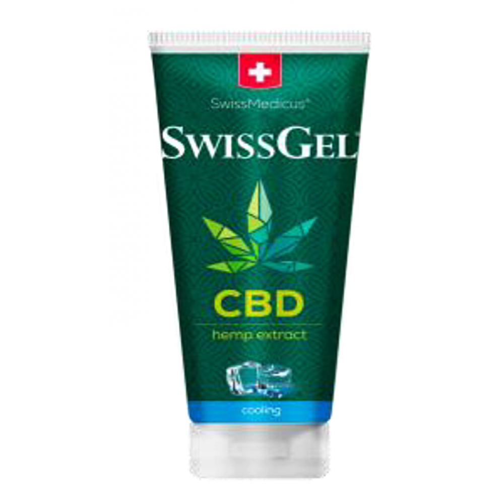 Ψυκτικό Φυτικό Βάλσαμο Μασάζ Swiss Gel Cooling CBD με Κανναβιδιόλη για Μυϊκούς Πόνους. 200ml. 