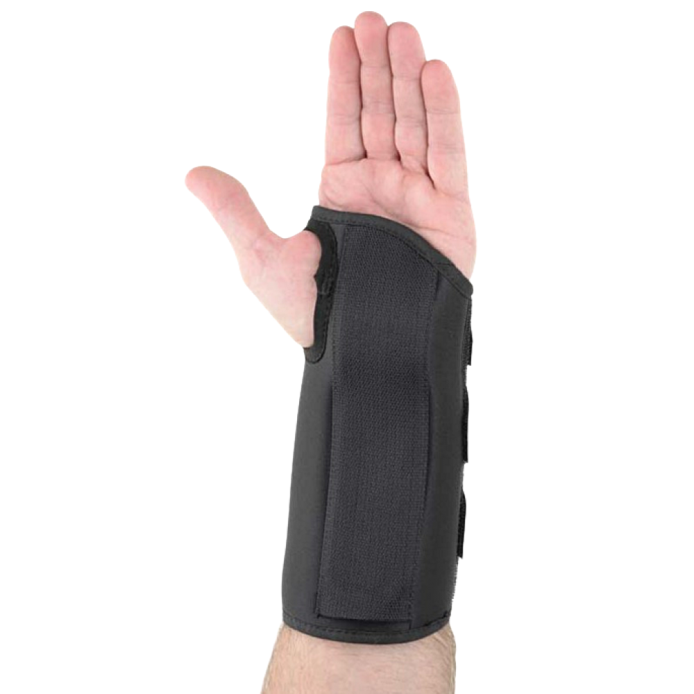 Ελαστικός Νάρθηκας Καρπού 20cm “FORMFIT WRIST 20”. Αριστερός. Μαύρο. Ortholand. 