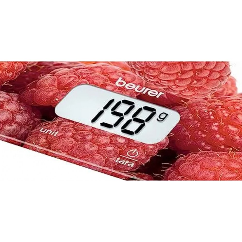 Ζυγαριά Κουζίνας Beurer KS 19 Berry με Στάμπα Μούρων. 5Kg/1gr.  