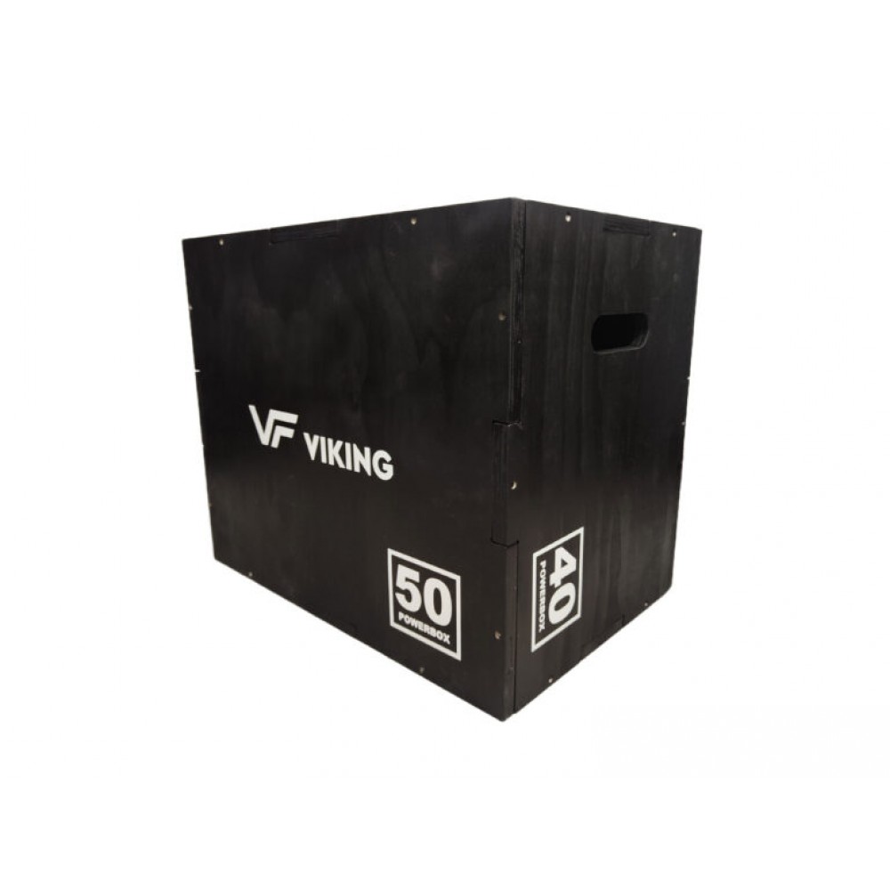 Πλειομετρικό Kουτί Crossfit Box Viking PB-2. Μαύρο. Viking 105894.