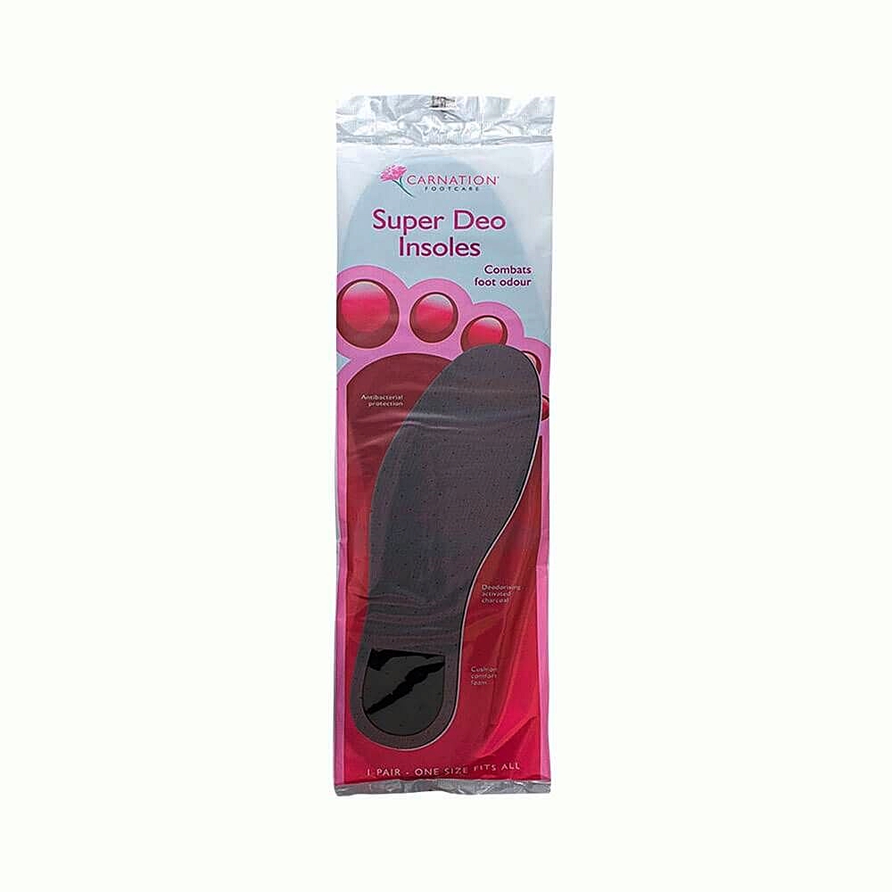 Πάτοι με Αντιμυκητιακούς Παράγοντες Carnation Super Deo Insoles. Ζεύγος. One Size. 1080 Vican.