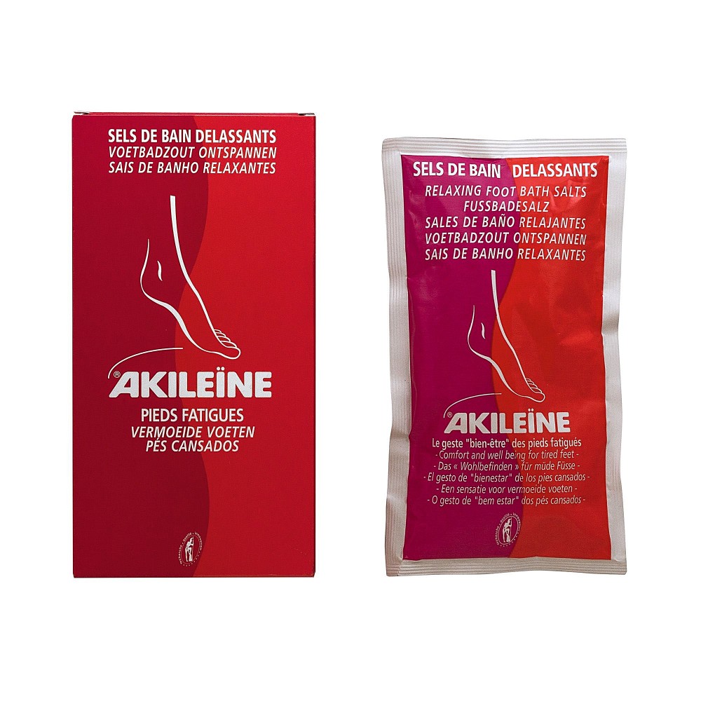 AKILEINE Relaxing Foot Bath Salts Χαλαρωτικά Άλατα για Ποδόλουτρο. 2x150gr. 4008 Vican. 